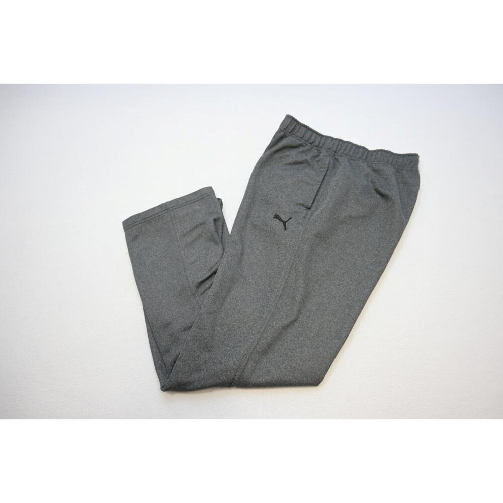 Puma‎ Sweat Pants Gray Performance Athletics With Pockets Mens Small